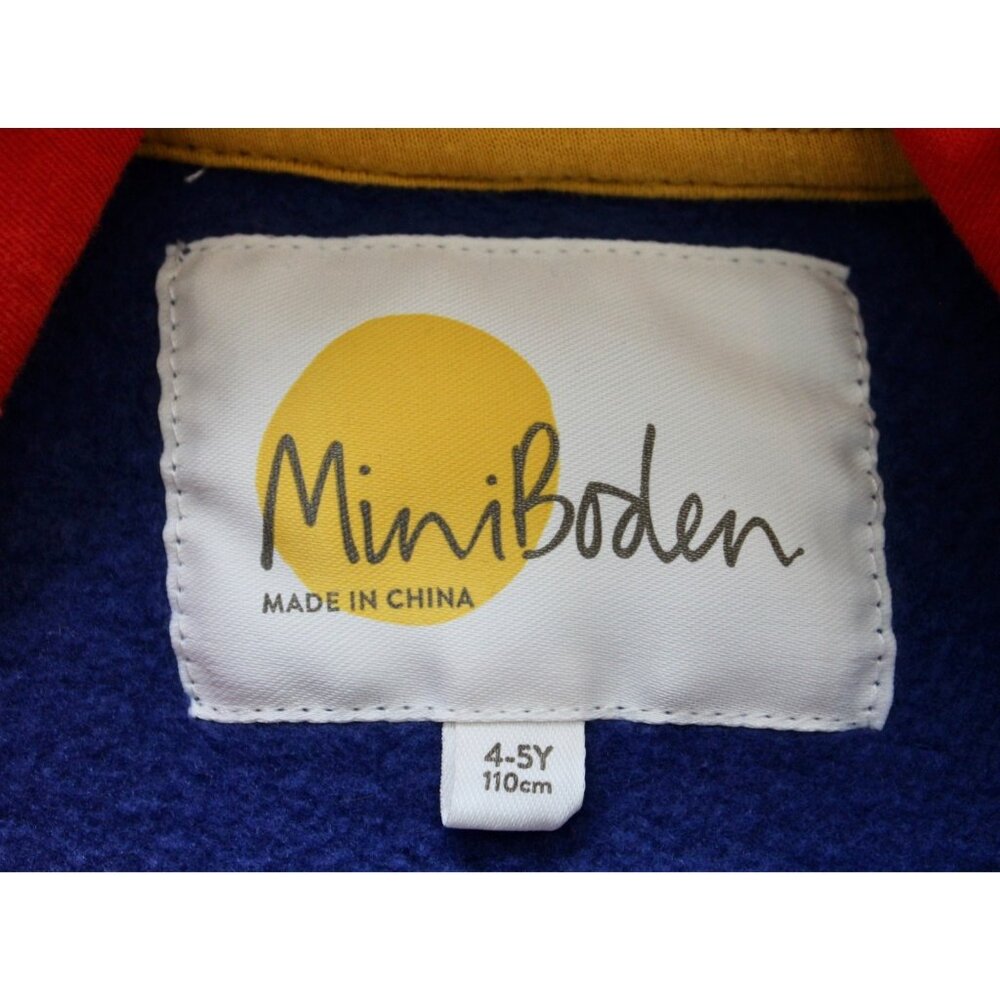 MINI BODEN Patchwork Applique Owl Stars Hoodie Sweatshirt, Size 4 - 5 - Picture 9 of 11